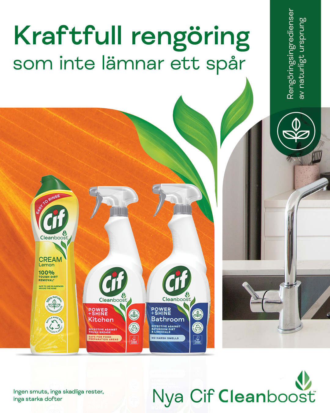 Vi introducerar Cif Cleanboost