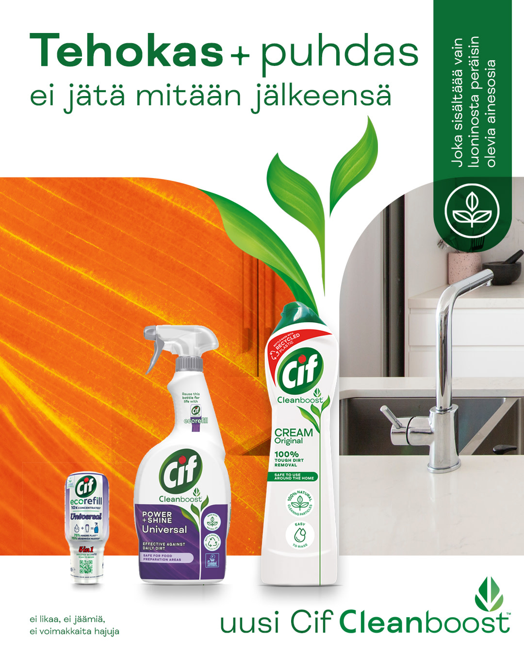 Esittelyssä Cif Cleanboost