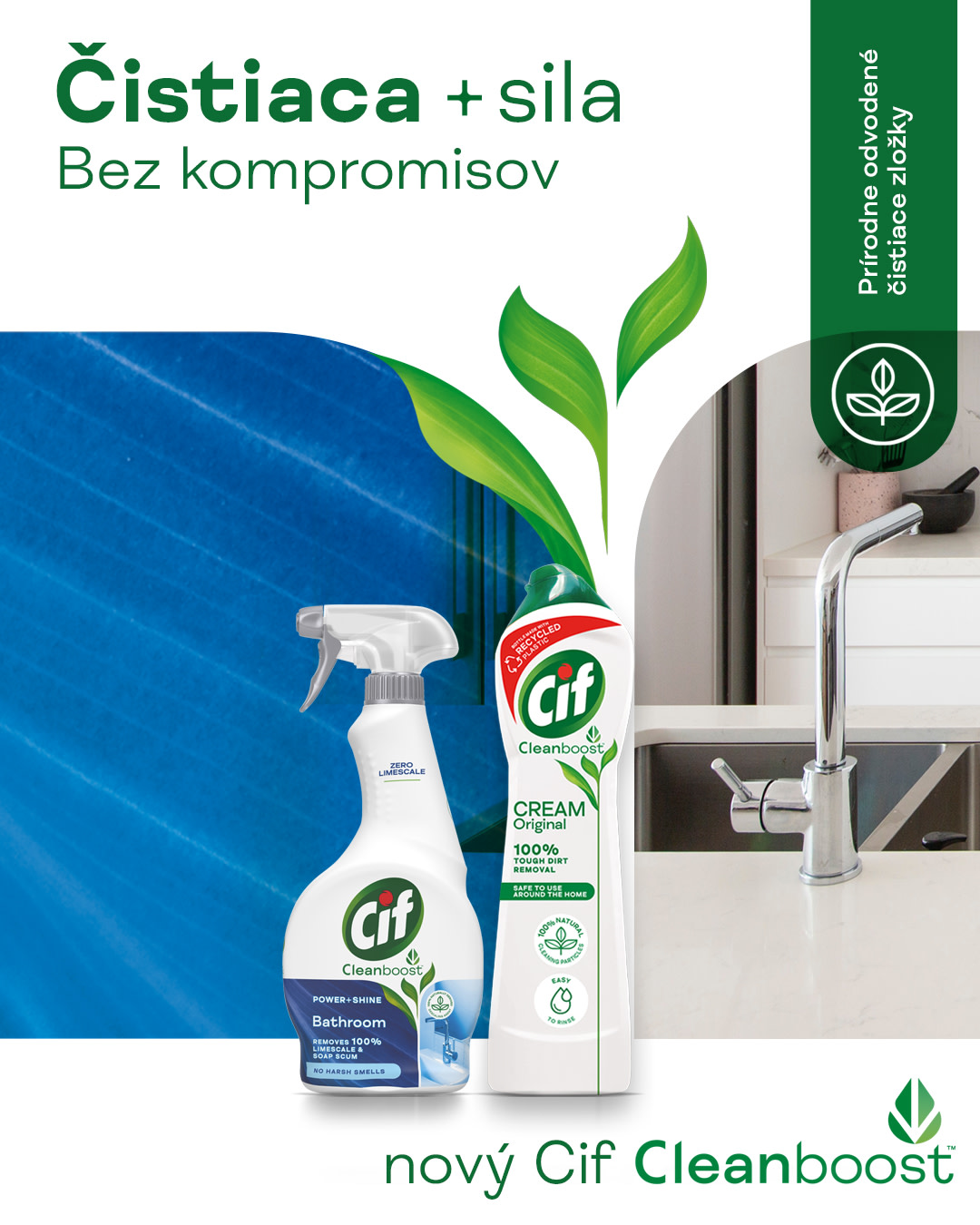 Nový Cif CleanBoost. Krok k čistejšej budúcnosti. | Cif